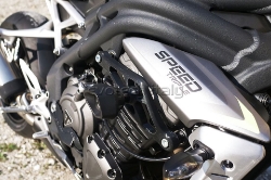 Afbeeldingen van Sliders Evotech Anti-Shock Triumph Speed Triple 1200 RS '21- rood