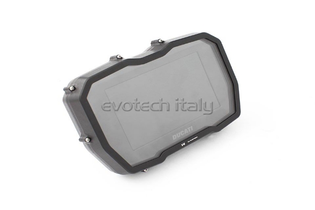 Afbeeldingen van Dashboard protector Evotech Ducati Panigale V4/ R -zwart