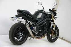 Afbeeldingen van MIVV X-cone RVS demper Triumph Speed Triple 1050 '05-'06 (laag)