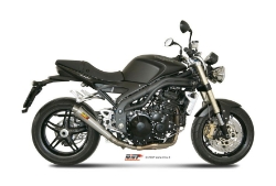 Afbeeldingen van MIVV X-cone RVS demper Triumph Speed Triple 1050 '07-'10