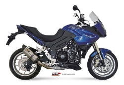 Afbeeldingen van MIVV Suono Steel RVS demper (LOW) Triumph Tiger 1050