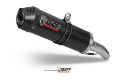 Afbeeldingen van MIVV Oval carbon demper met carbon cap Triumph Tiger 1050 Sport '13-