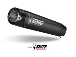 Afbeeldingen van MIVV X-M5 zwart Triumph Speed Triple R / S / RS '18-20
