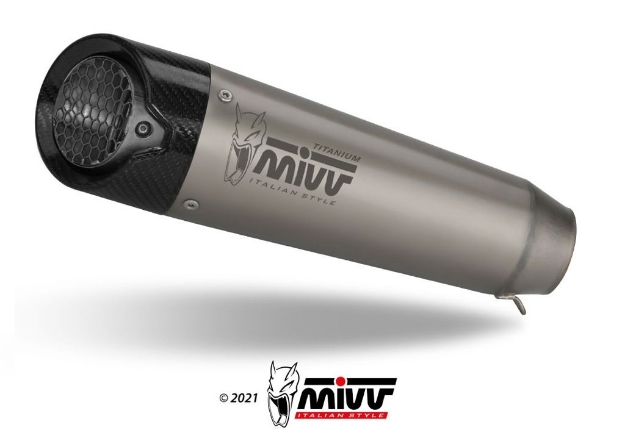 Afbeeldingen van MIVV X-M5 titanium Triumph Speed Triple R / S / RS '18-20