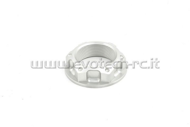 Afbeeldingen van Balhoofdmoer Evotech aluminium TB-009B-Zilver