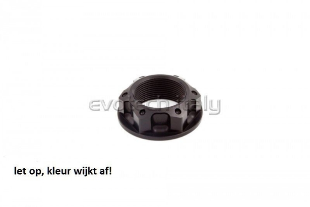 Afbeeldingen van Balhoofdmoer aluminium Evotech TB-010B-Mat zwart