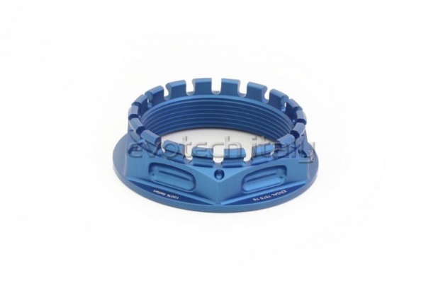 Afbeeldingen van Achterasmoer Evotech diverse Ducati/ MV Agusta modellen TB-014A -blauw