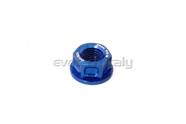 Afbeeldingen van tandwielmoer aluminium Evotech TB-035-Blauw
