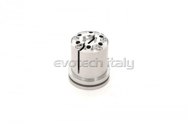 Afbeeldingen van Balhoofdmoer aluminium Evotech TB-037-Zilver