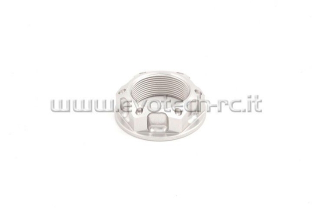 Afbeeldingen van Balhoofdmoer aluminium Evotech TB-042B zilver
