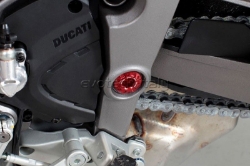 Afbeeldingen van swingarmmoer aluminium Evotech TB-070-Rood