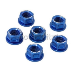 Afbeeldingen van Tandwielmoer aluminium Evotech TBK6-036