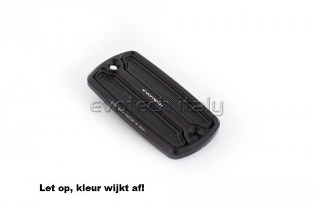 Afbeeldingen van Remvloeistofreservoircover Evotech voor diverse Honda modellen-rood