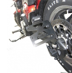 Afbeeldingen van Kentekenplaathouder zwart Chaft Kawasaki Vulcan S / Victory