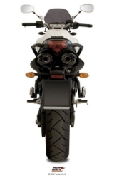 Afbeeldingen van MIVV Suono Steel Black RVS dempers Yamaha FZ6 '04-