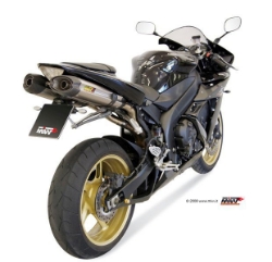 Afbeeldingen van MIVV Suono Steel Black RVS dempers Yamaha R1 '04-'06