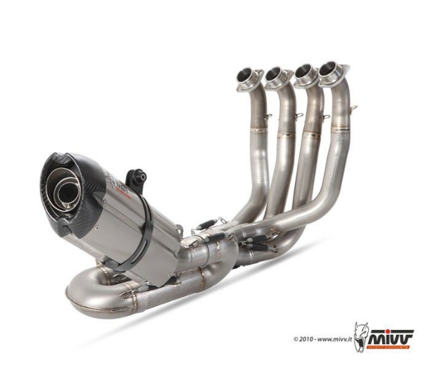 Afbeeldingen van MIVV RVS Power Steel compleet systeem met Suono RVS demper Honda CBR1000RR '08-