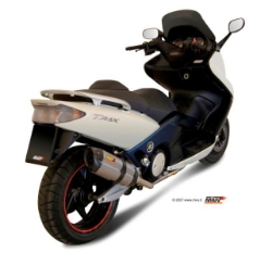 Afbeeldingen van MIVV Suono Steel Black RVS compleet systeem Yamaha T-MAX 500 '01-'07
