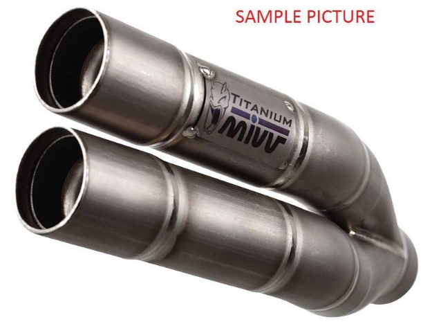 Afbeeldingen van MIVV Double Gun titanium demper Yamaha FZ8/Fazer