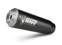 Afbeeldingen van MIVV systeem met X-M1 Black RVS demper Yamaha MT-09 '13-