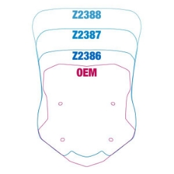 Afbeeldingen van Vervangingsruit National Cycle sport/touring BMW F900XR '20- licht getint