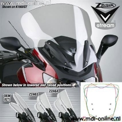 Afbeeldingen van Vervangingsruit ZTechnik VStream tall BMW K1600GT/GTL '11-