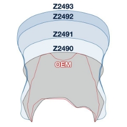 Afbeeldingen van Vervangingsruit ZTechnik medium touring transparant BMW F650/800GS '08-