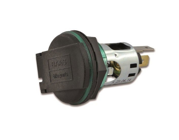 Afbeeldingen van Sigaret aansluiting met zelfsluitende klep voor inbouw Baas