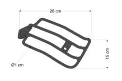Afbeeldingen van Solorack zwart RVS Custom Acces Harley Davidson diverse Sportster