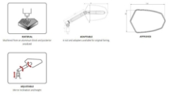 Afbeeldingen van Stuurspiegel model GT links van Puig