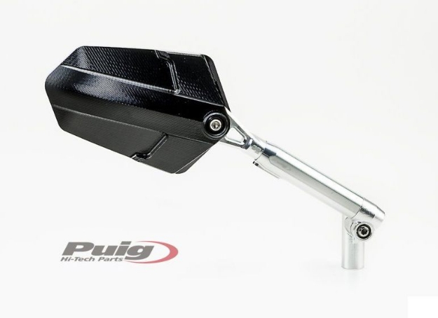 Afbeeldingen van Stuurspiegel model EXPLORER rechts Puig - zilver / zwart