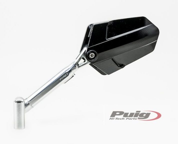 Afbeeldingen van Stuurspiegel model EXPLORER links Puig - zilver / zwart