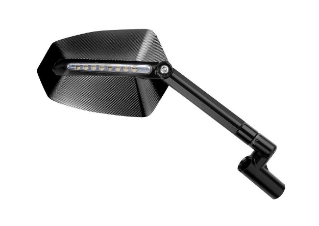 Afbeeldingen van Stuurspiegel model GTI met LED knipperlicht rechts zwart/zwart Puig