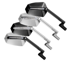 Afbeeldingen van Stuurspiegel model GTI met LED knipperlicht rechts zwart/zwart Puig