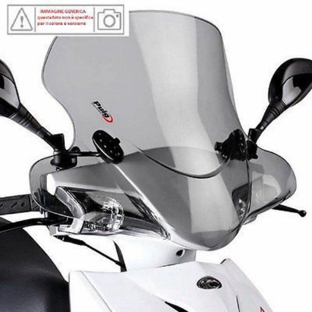 Afbeeldingen van Windscherm Aprilia LEONARDO 125/ 150/ 250 en SR50 City Touring Puig