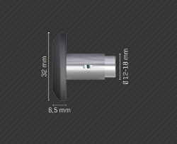 Afbeeldingen van Trillingsdempers ABM model Short cap (set van 2 stuks)
