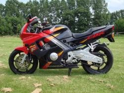 Afbeeldingen van Superbikestuurombouw semi kroonplaat zwart Honda CBR600F '91-98 / CBR1000F '87-98