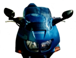 Afbeeldingen van Superbikestuurombouw semi kroonplaat silver Honda VFR750F 1990-1997