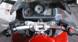 Afbeeldingen van Superbikestuurombouw semi kroonplaat zilver Honda VFR800FI 1998-2001