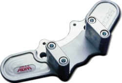 Afbeeldingen van Superbikestuurombouw semi kroonplaat zwart Honda X-11 ELEVEN