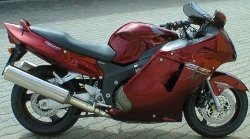 Afbeeldingen van Superbikestuurombouw kroonplaat zwart Honda CBR1100XX 1999-2007