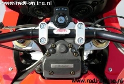 Afbeeldingen van Superbikestuurombouw kroonplaat zwart Honda CBR1000RR 2004-2007