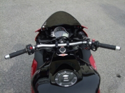 Afbeeldingen van Superbikestuurombouw kroonplaat zwart Honda CBR1000RR 2008-