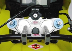 Afbeeldingen van Superbikestuurombouw kroonplaat zwart Honda CBR600RR 2003-2004