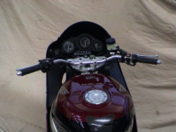 Afbeeldingen van Superbikestuurombouw kroonplaat zilver Honda CBR900RR 1992-1997