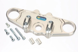 Afbeeldingen van Superbikestuurombouw kroonplaat  zilver Honda CBR 900RR 1998-1999