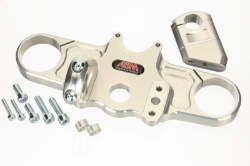 Afbeeldingen van Superbikestuurombouw kroonplaat zwart Honda CBR 900RR 2000-2001