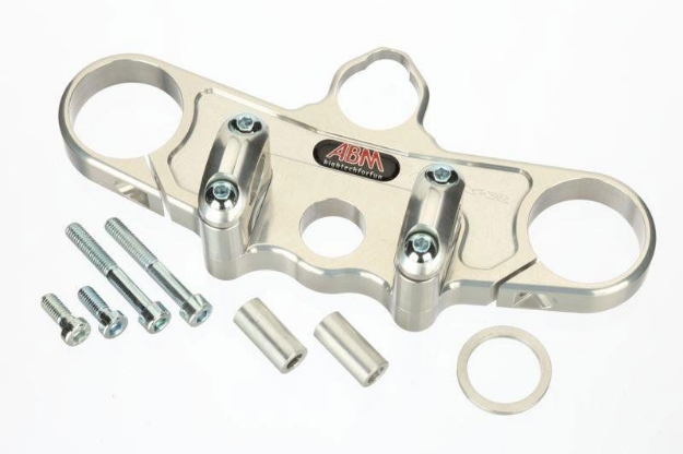 Afbeeldingen van Superbikestuurombouw kroonplaat zwart Suzuki GSX-R1000 2005-2006