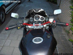 Afbeeldingen van Superbikestuurombouw kroonplaat zilver Suzuki GSX-R750 1994-1995