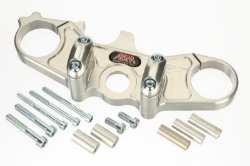 Afbeeldingen van Superbikestuurombouw kroonplaat zwart Yamaha YZF-R1 2004-2006